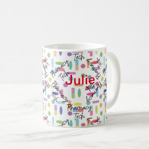 Pharmacy Tech-design, lägg till namn Kaffemugg