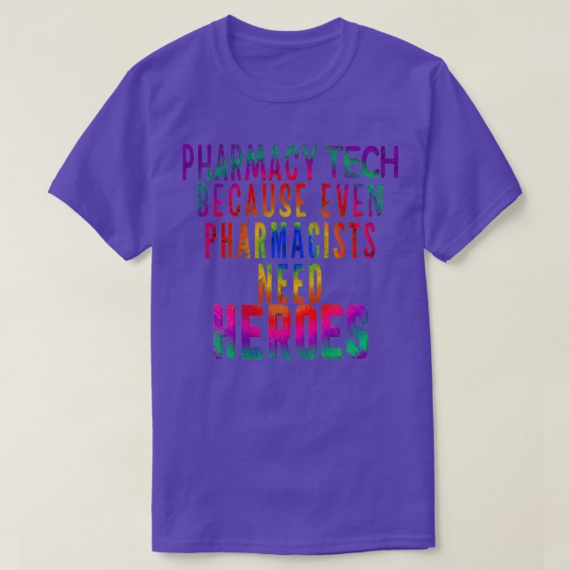 Pharmacy Tech för att till och med farmaceuter beh T Shirt (Design framsida)