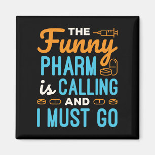 Pharmacy Tech Funny Pharm ringer Magnet