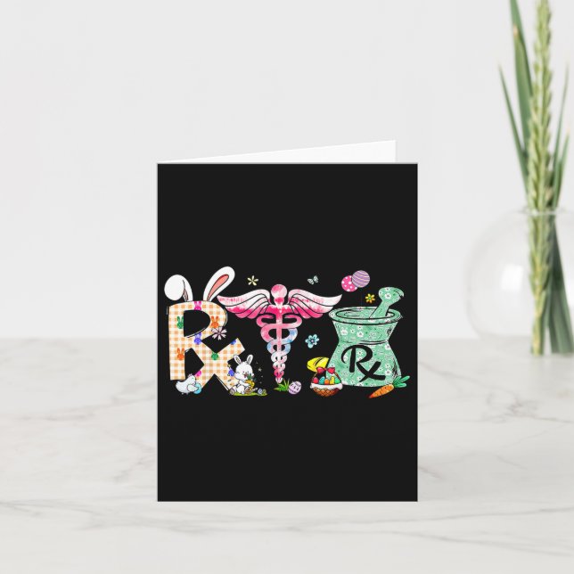 Pharmacy Tech Påsk Day Auktoriserad Phar Kort (Framsida)