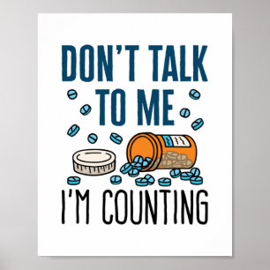 Pharmacy Tech Prata inte med mig. Poster