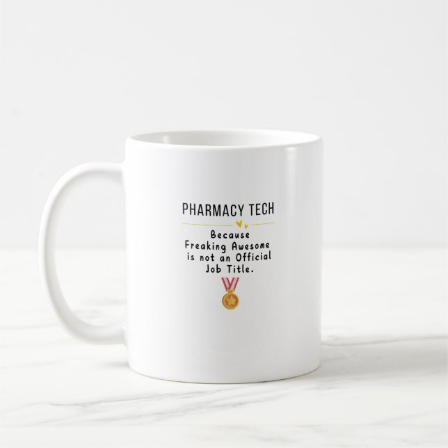 Pharmacy Tech T-Shirt Kaffemugg (Vänster)