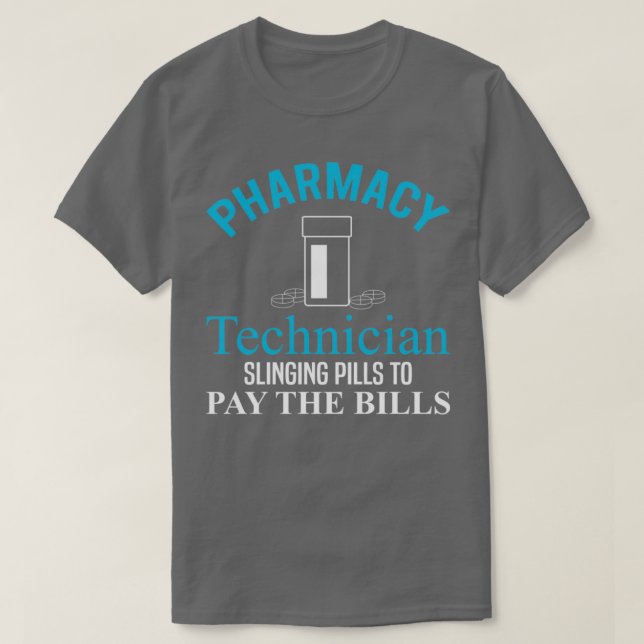 Pharmacy Tech TPharmacy Technician Betalar fakturo T Shirt (Design framsida)