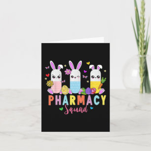 Pharmacy Technician Bunny Påsk Day Pharmacy Tech Kort