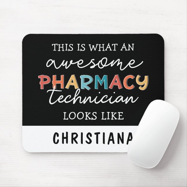 Pharmacy Technician Fantastisk Pharmacy Tech Funny Musmatta (Med mus)