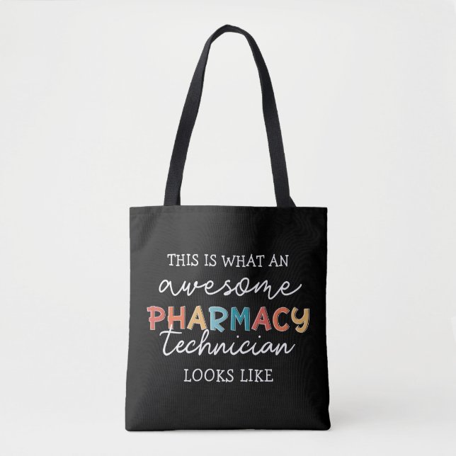 Pharmacy Technician Fantastisk Pharmacy Tech Funny Tygkasse (Framsida)