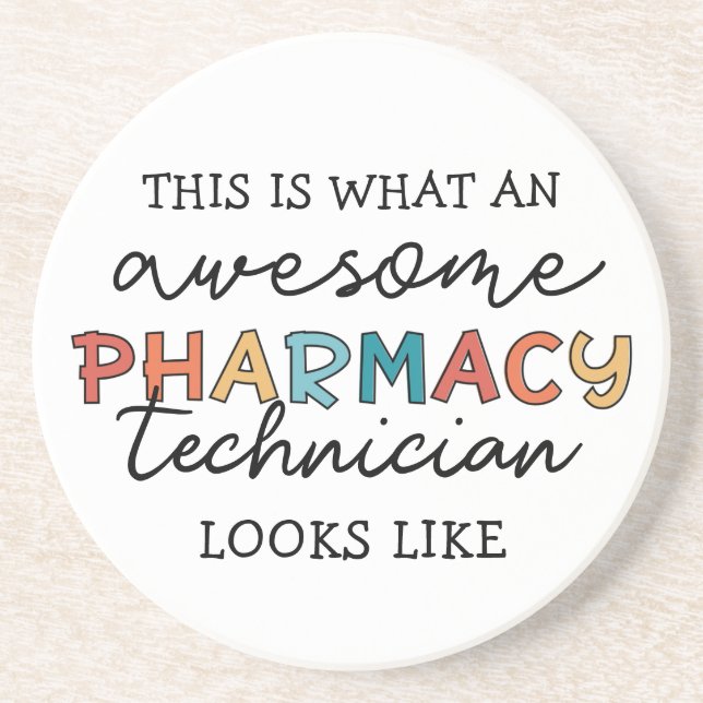 Pharmacy Technician Fantastisk Pharmacy Tech Funny Underlägg (Framsidan)