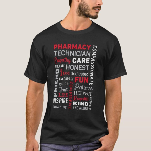 Pharmacy Technician Pharmacy Tech Technician Pharm T Shirt (Framsida)