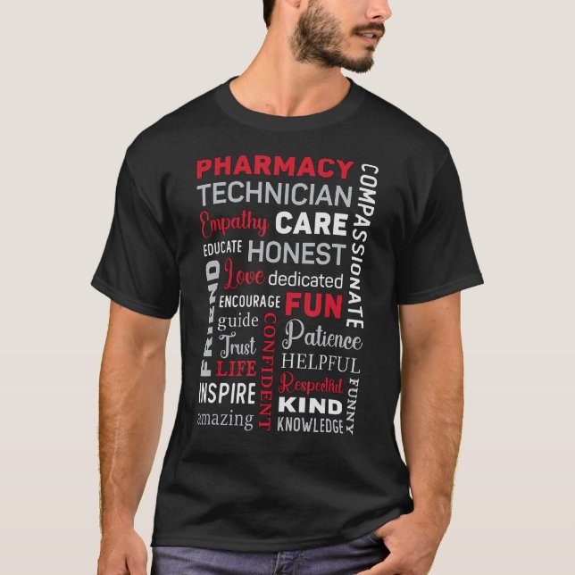 Pharmacy Technician Pharmacy Tech Technician Pharm T Shirt (Framsida)