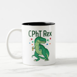 Pharmacy Technician Tech CPhT Rex Två-Tonad Mugg
