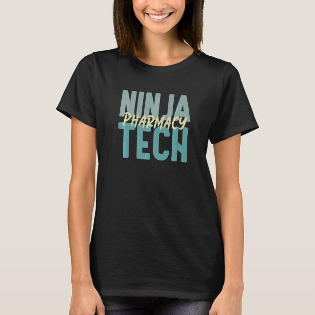 Pharmacy Technician Week  Pharmacy Tech Ninja Men  T Shirt (Framsida)