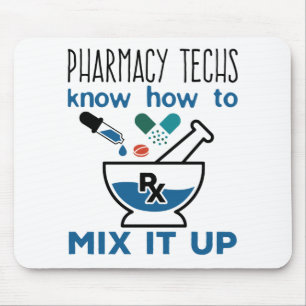 Pharmacy Techs vet hur man blandar ihop det Musmatta