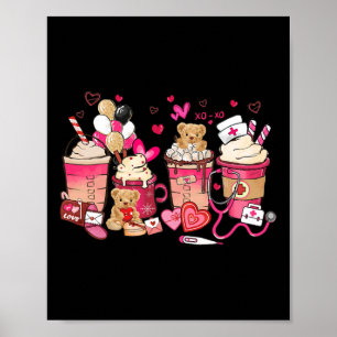 "Pharmacy Valentine Coffee Valentine Day" Poster