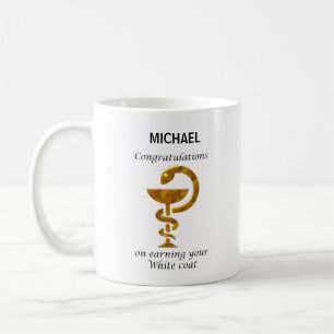 Pharmacy White Jackar Ceremony-Grattisar Kaffemugg