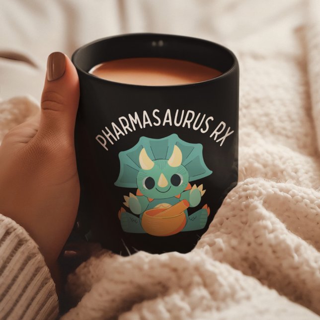 Pharmasaurus RX - Funny farmaceut - farmaceut Kaffemugg (Skapare uppladdad)