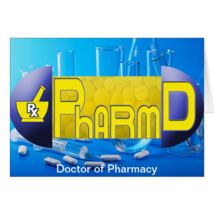 PharmD - doktor av apotekPILLEN Hälsningskort