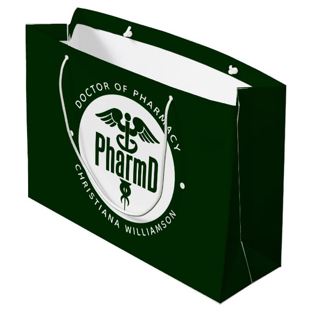 PharmD Doktor of Pharmacy Studenten Pharmacist (Baksidan Vinklad)