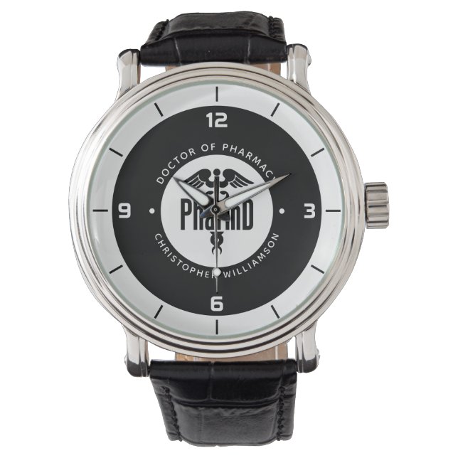 PharmD Doktor of Pharmacy Studenten Pharmacist Armbandsur (Framsida)