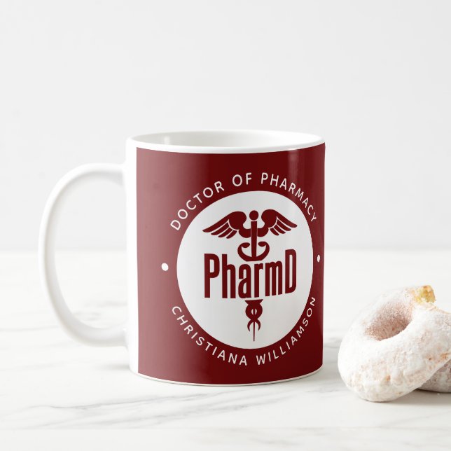 PharmD Doktor of Pharmacy Studenten Pharmacist Kaffemugg (Med munk)
