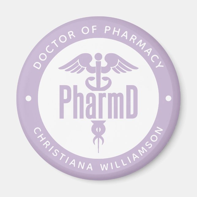 PharmD Doktor of Pharmacy Studenten Pharmacist Magnet (Framsidan)