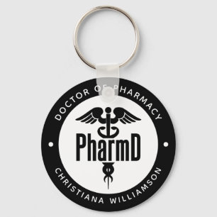 PharmD Doktor of Pharmacy Studenten Pharmacist Nyckelring