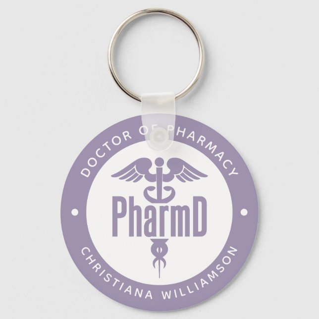 PharmD Doktor of Pharmacy Studenten Pharmacist Nyckelring (Framsida)