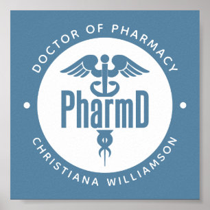 PharmD Doktor of Pharmacy Studenten Pharmacist Poster