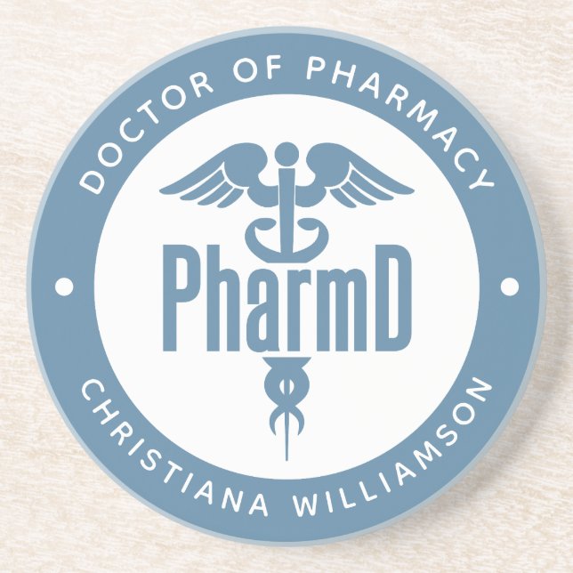 PharmD Doktor of Pharmacy Studenten Pharmacist Underlägg (Framsidan)