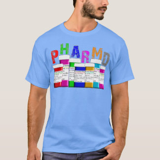 PharmD Förskrivning Flaskor 1 T Shirt
