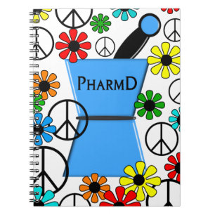 PharmD iPhone- och elektronikfodral Anteckningsbok Med Spiral