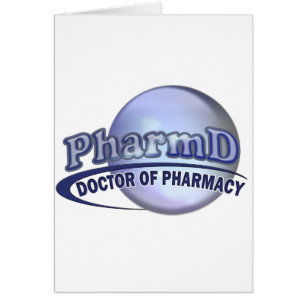 PharmD LOGOTYP - DOKTOR AV APOTEK Hälsningskort