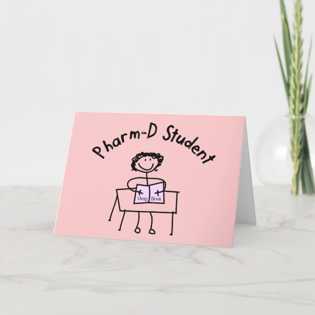 PharmD Pharmacy Student Gifts Kort (Framsida)