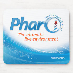 Pharo Mousepad "blått vinkar ", Musmatta