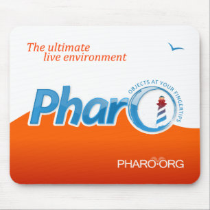Pharo Mousepad "orange vinkar ", Musmatta