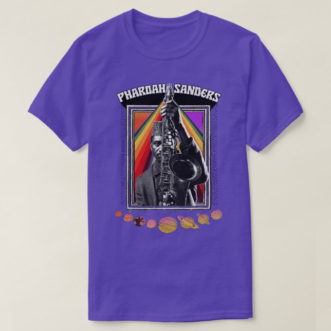 PHAROAH SANDERS Original Psychedelic Design T Shirt (Design framsida)