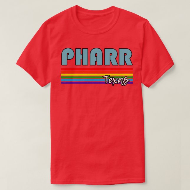 Pharr Texas Pride Pharr LGBT Gift LGBTQ Supporter T Shirt (Design framsida)