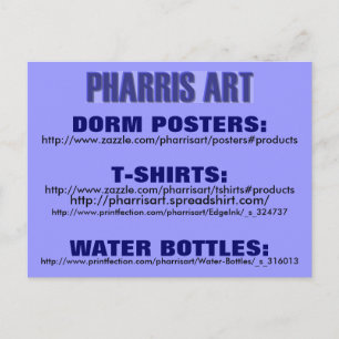 Pharris Art Get Shopping2 Vykort