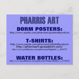 Pharris Art Get Shopping2 Vykort