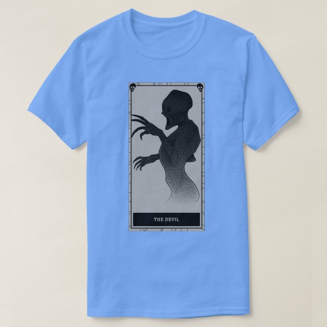 Phasmofobi Djävulen-tarotkortet T Shirt (Design framsida)