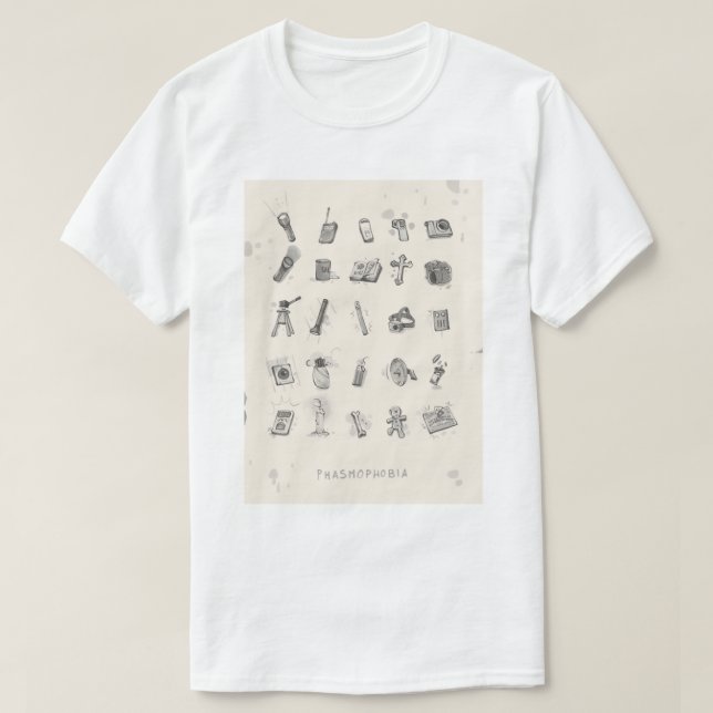 Phasmofobi Poster T Shirt (Design framsida)
