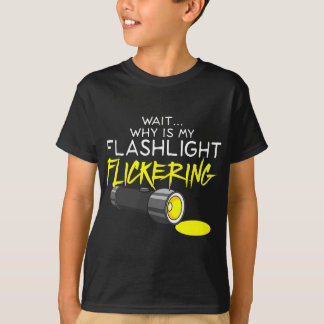 Phasmofobia Flickering Flashlight - Ghost Hunting T Shirt