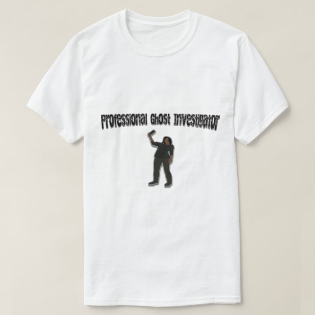 Phasmofobia Professionell Ghost Investigator T Shirt (Design framsida)