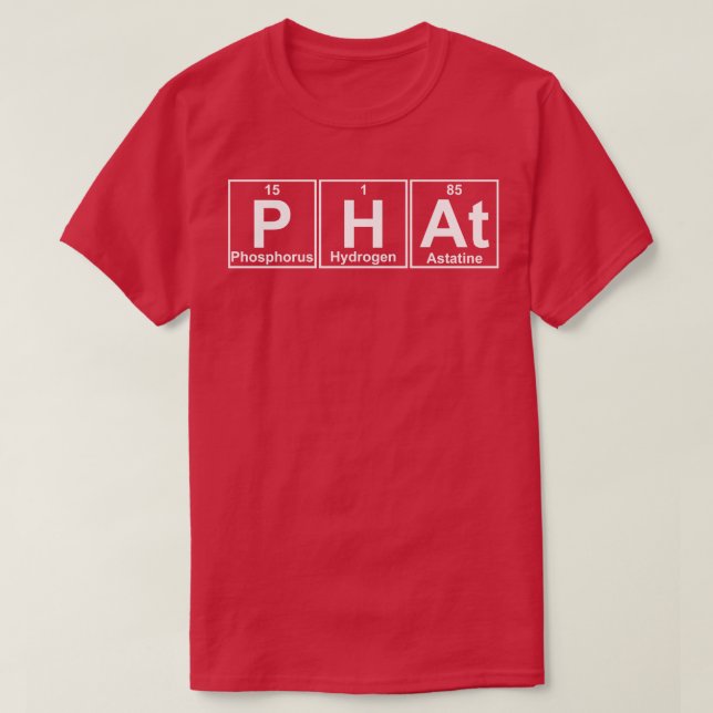 PHAt Inslag Science Chemistry T Shirt (Design framsida)