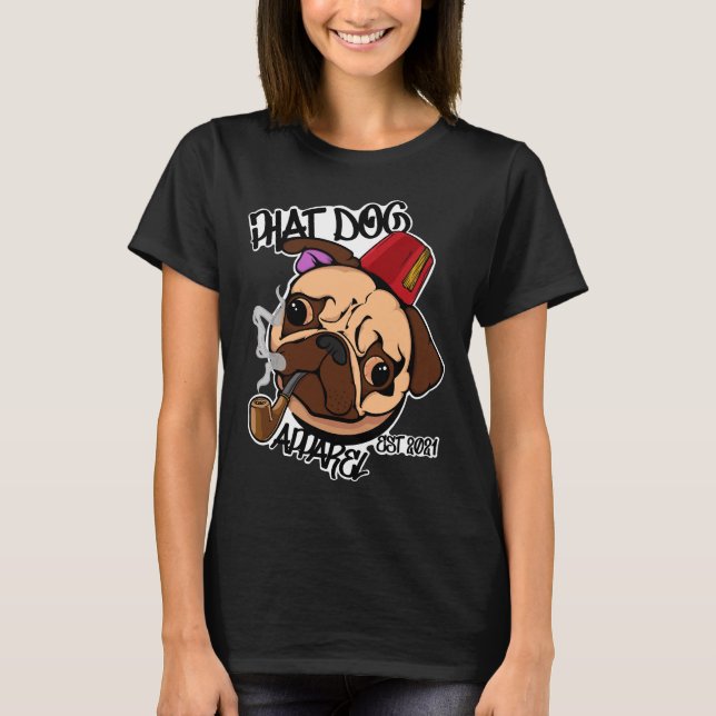 Phat Pug Classic T-Shirt 251 (Framsida)