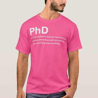 Phd Definition 4 T Shirt