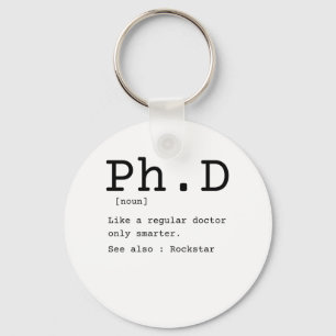 PhD-definitionsfilosofi doktor-dissertation Nyckelring