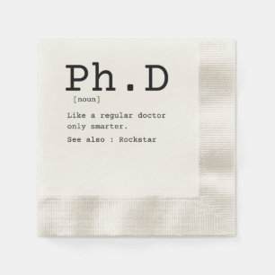 PhD-definitionsfilosofi doktor-dissertation Pappersservett