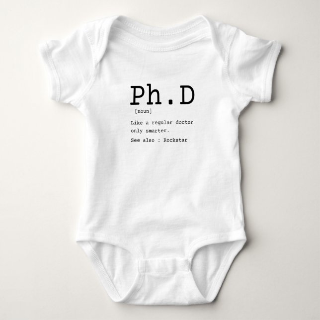 PhD-definitionsfilosofi doktor-dissertation T Shirt (Framsida)