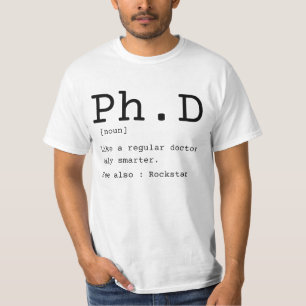 PhD-definitionsfilosofi doktor-dissertation T Shirt