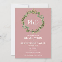 PhD Degree Dusty Ro Garland Studenten Inbjudningar